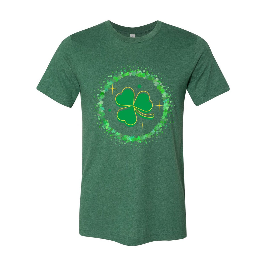 Clover Ring Short Sleeve Jersey Tee - T-Shirts - Positively Sassy - Clover Ring Short Sleeve Jersey Tee