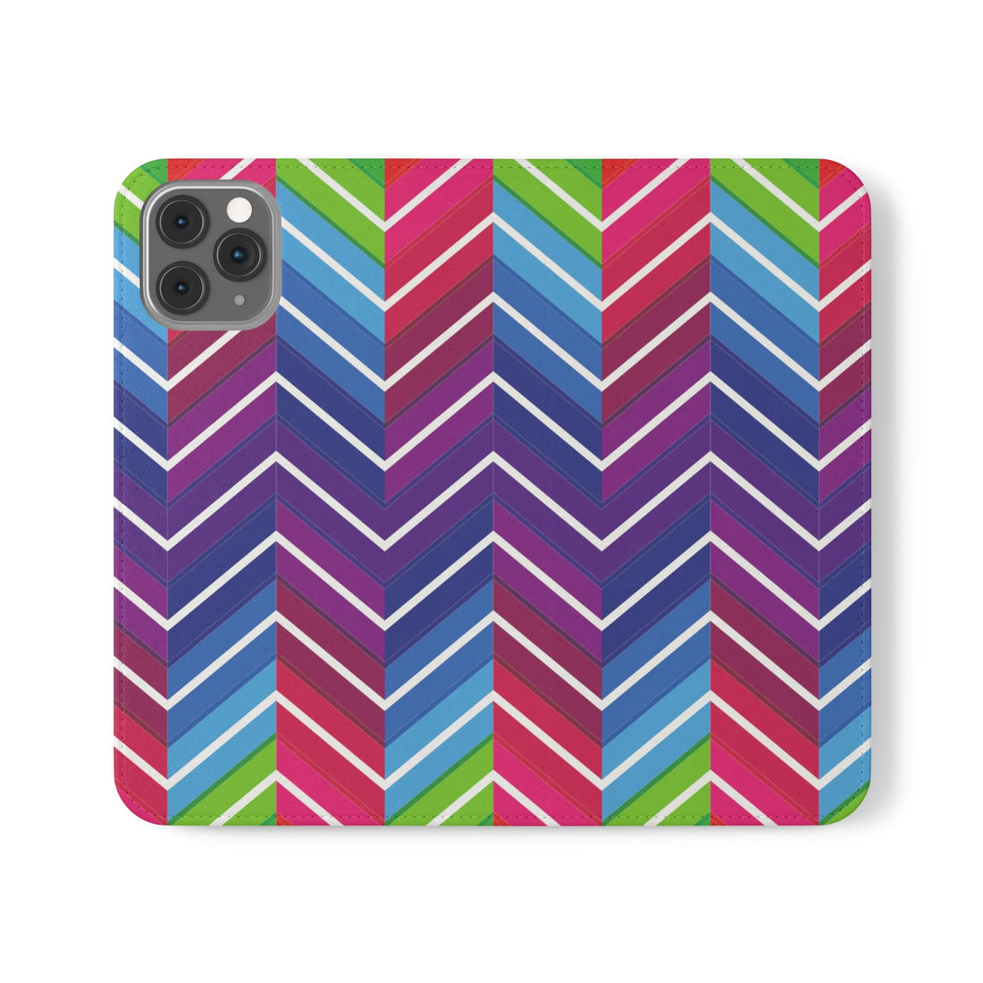 Color Chevron Flip Cases - Phone Case - Positively Sassy - Color Chevron Flip Cases