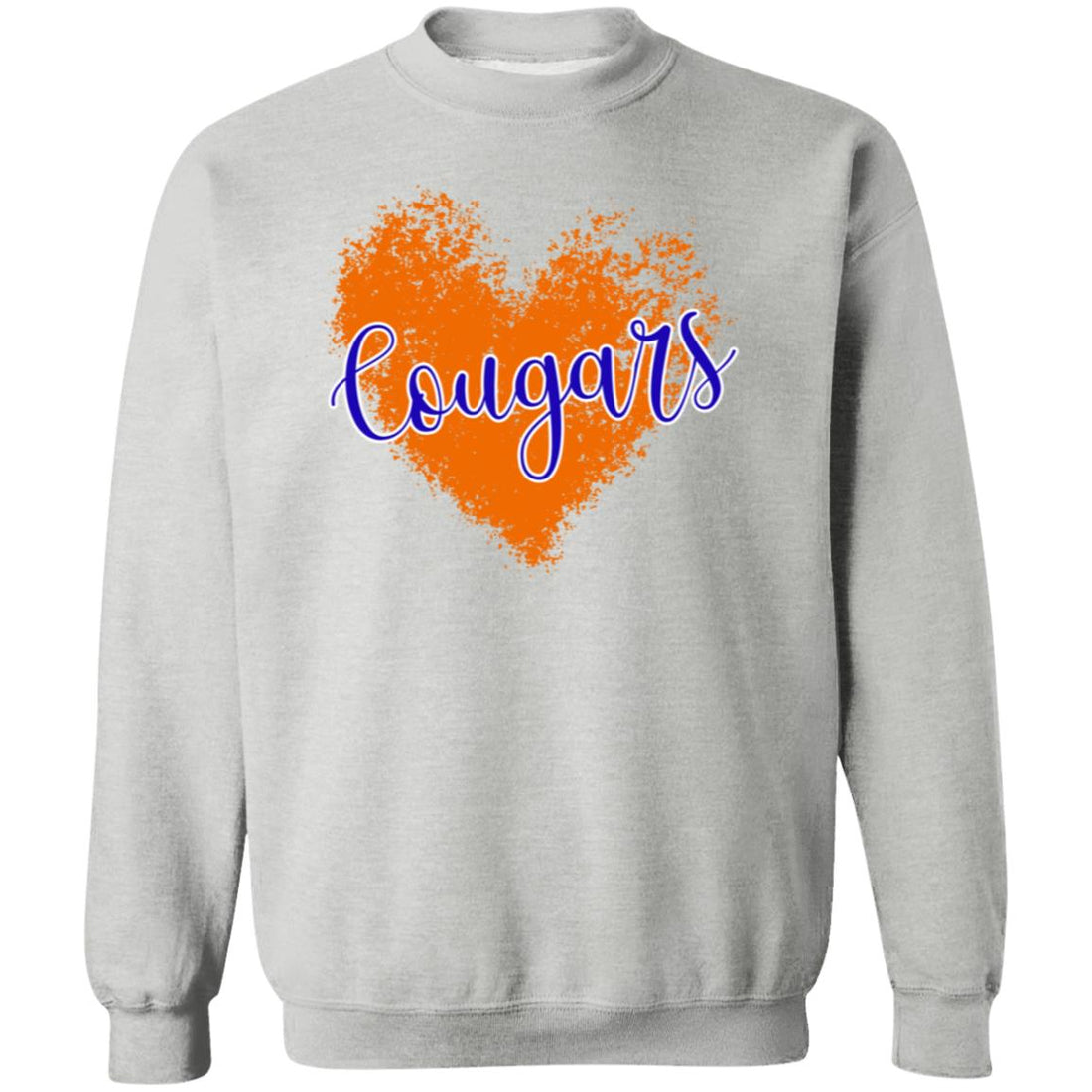 Cougar Love Crewneck Pullover Sweatshirt - Sweatshirts - Positively Sassy - Cougar Love Crewneck Pullover Sweatshirt