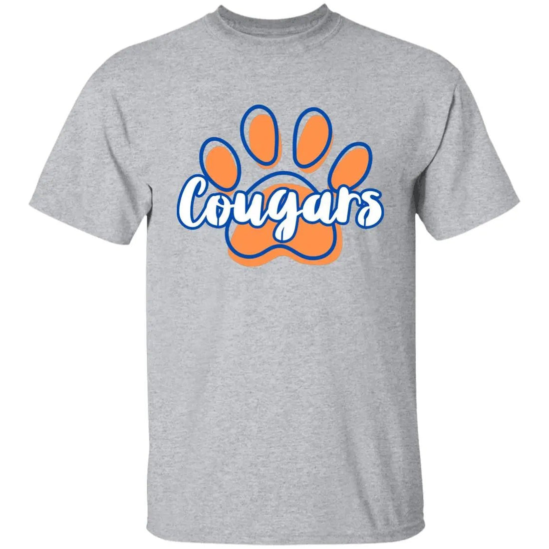 Cougar Paw Youth T-Shirt - T-Shirts - Positively Sassy - Cougar Paw Youth T-Shirt