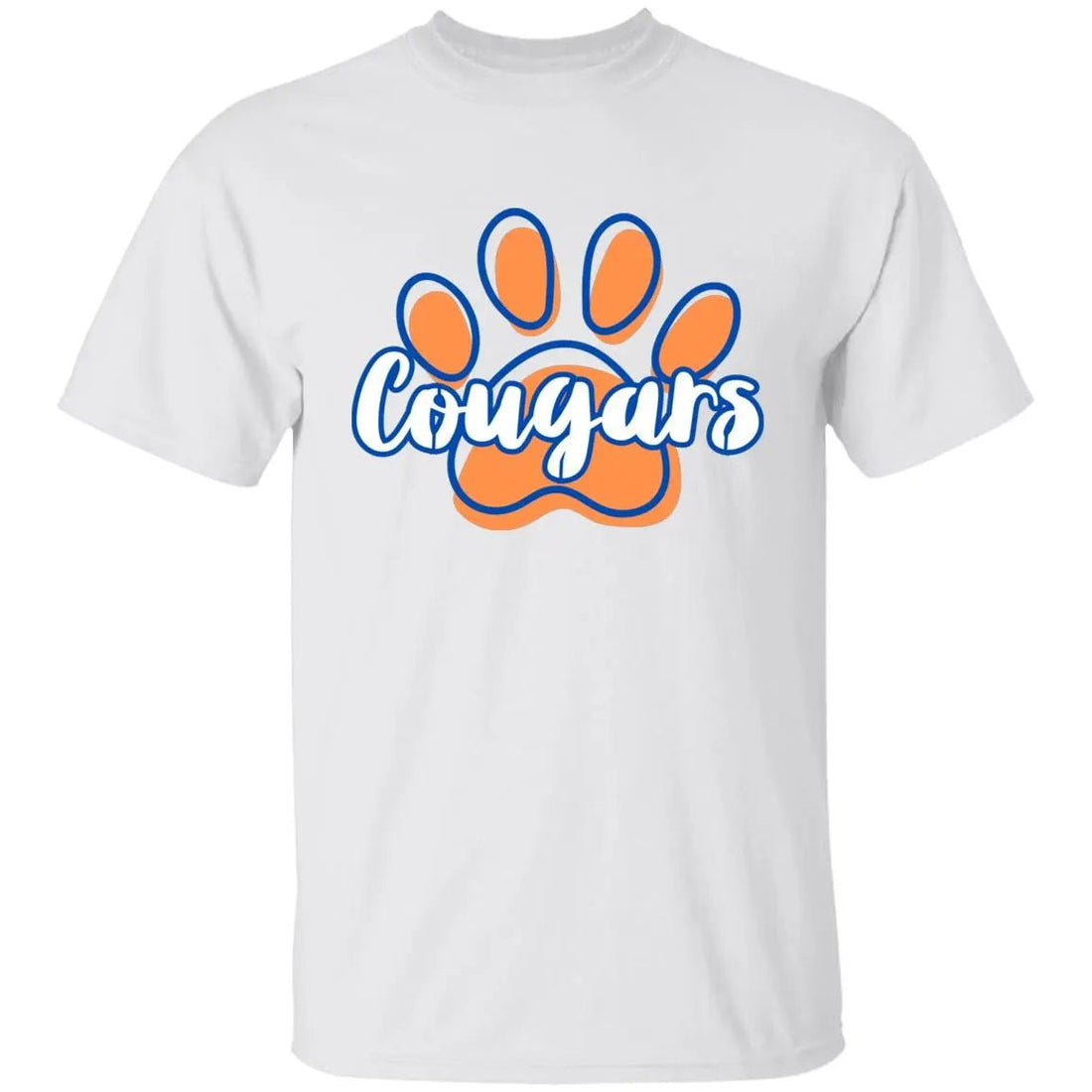 Cougar Paw Youth T-Shirt - T-Shirts - Positively Sassy - Cougar Paw Youth T-Shirt