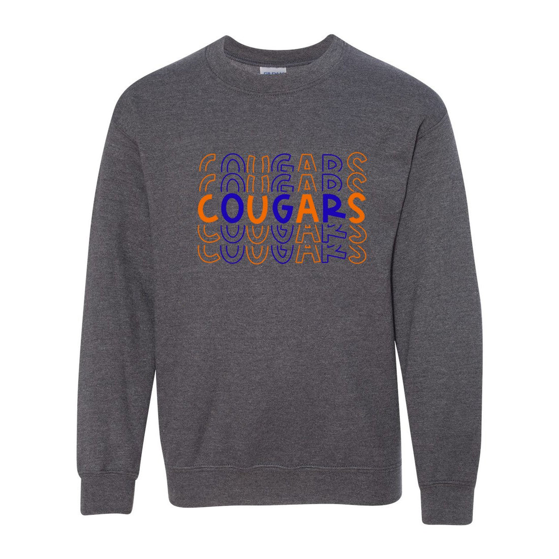 Cougars Repeat Youth Crewneck Sweatshirt - Kids/Babies - Positively Sassy - Cougars Repeat Youth Crewneck Sweatshirt
