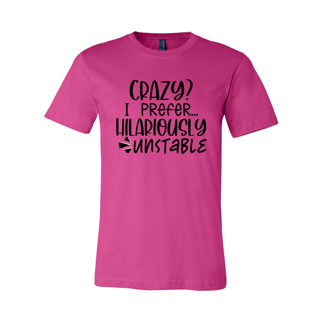 Crazy Jersey Tee - T-Shirts - Positively Sassy - Crazy Jersey Tee