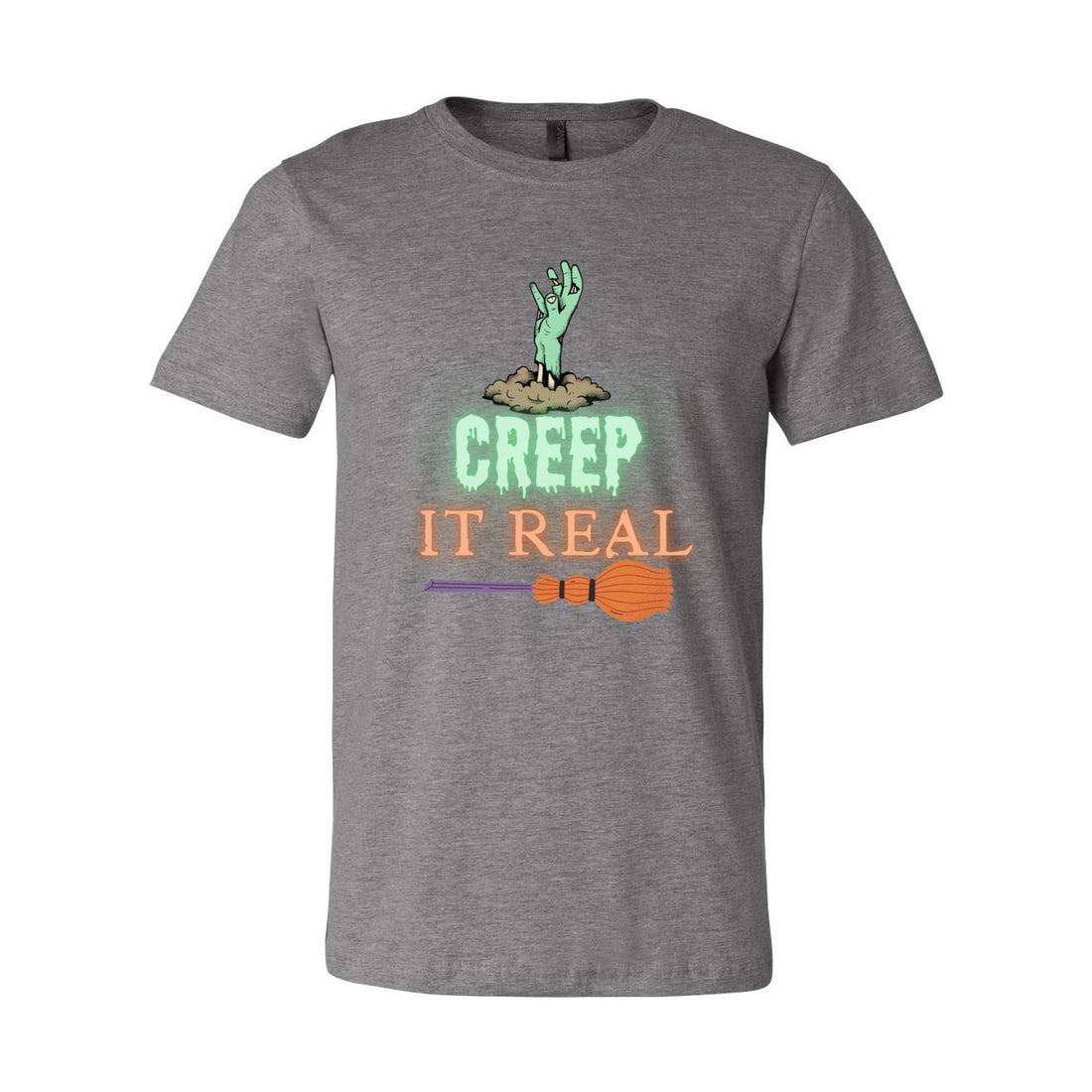 Creep It Real Short Sleeve Jersey Tee - T-Shirts - Positively Sassy - Creep It Real Short Sleeve Jersey Tee