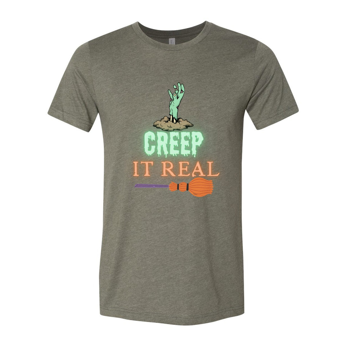 Creep It Real Short Sleeve Jersey Tee - T-Shirts - Positively Sassy - Creep It Real Short Sleeve Jersey Tee