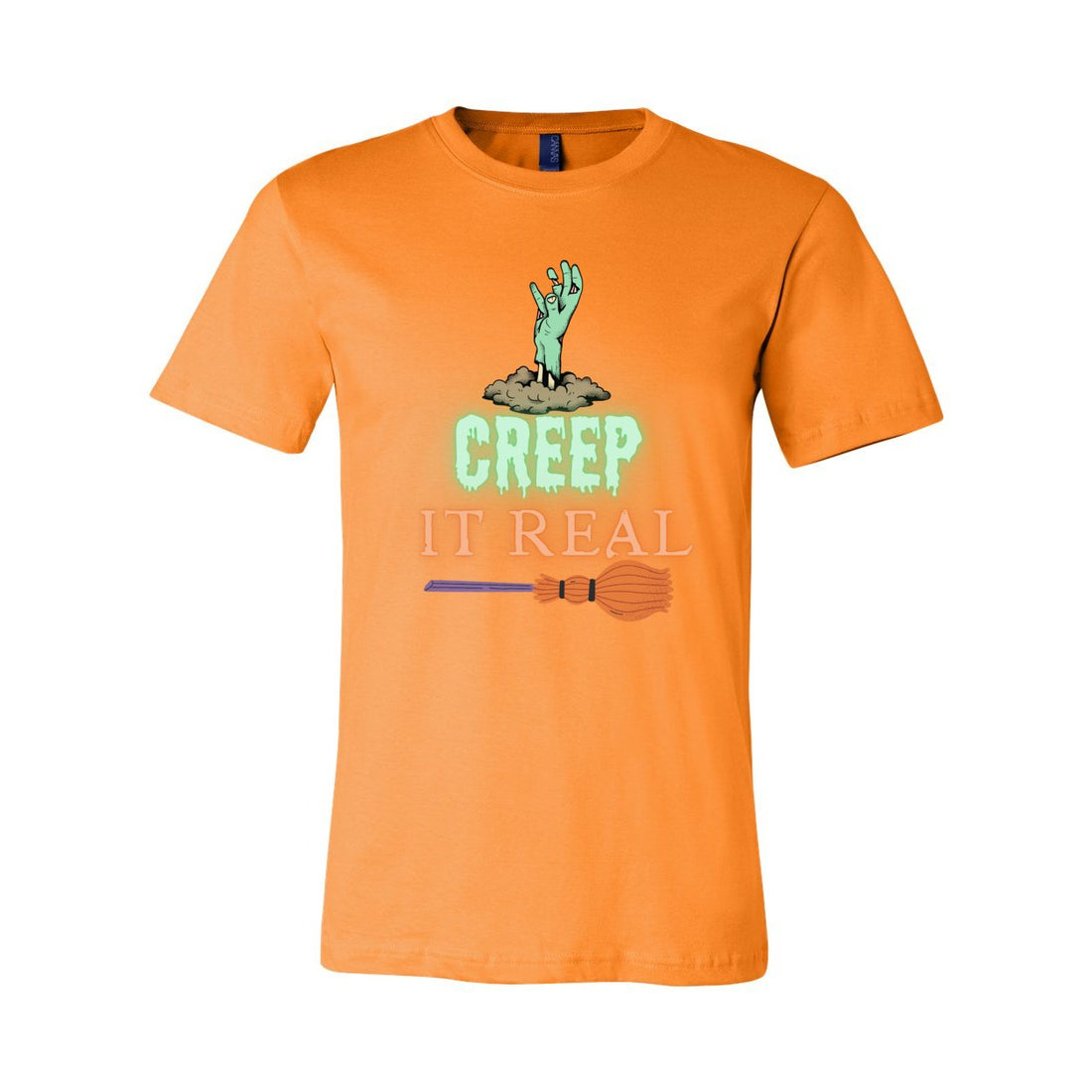 Creep It Real Short Sleeve Jersey Tee - T-Shirts - Positively Sassy - Creep It Real Short Sleeve Jersey Tee