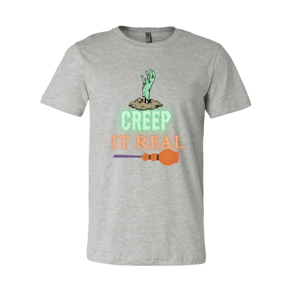 Creep It Real Short Sleeve Jersey Tee - T-Shirts - Positively Sassy - Creep It Real Short Sleeve Jersey Tee