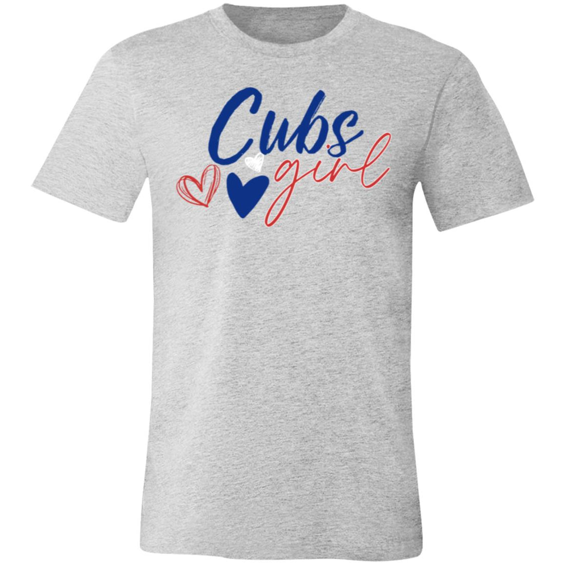 Cubs Girl T-Shirt - T-Shirts - Positively Sassy - Cubs Girl T-Shirt