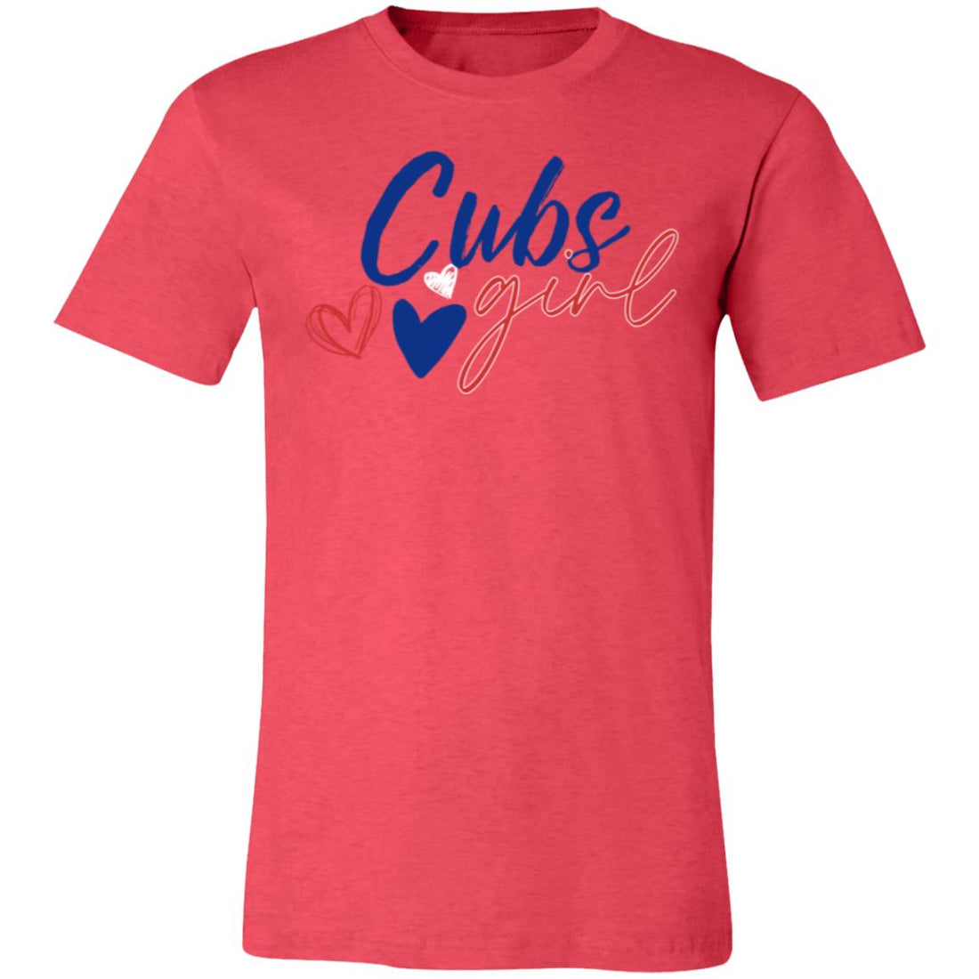 Cubs Girl T-Shirt - T-Shirts - Positively Sassy - Cubs Girl T-Shirt