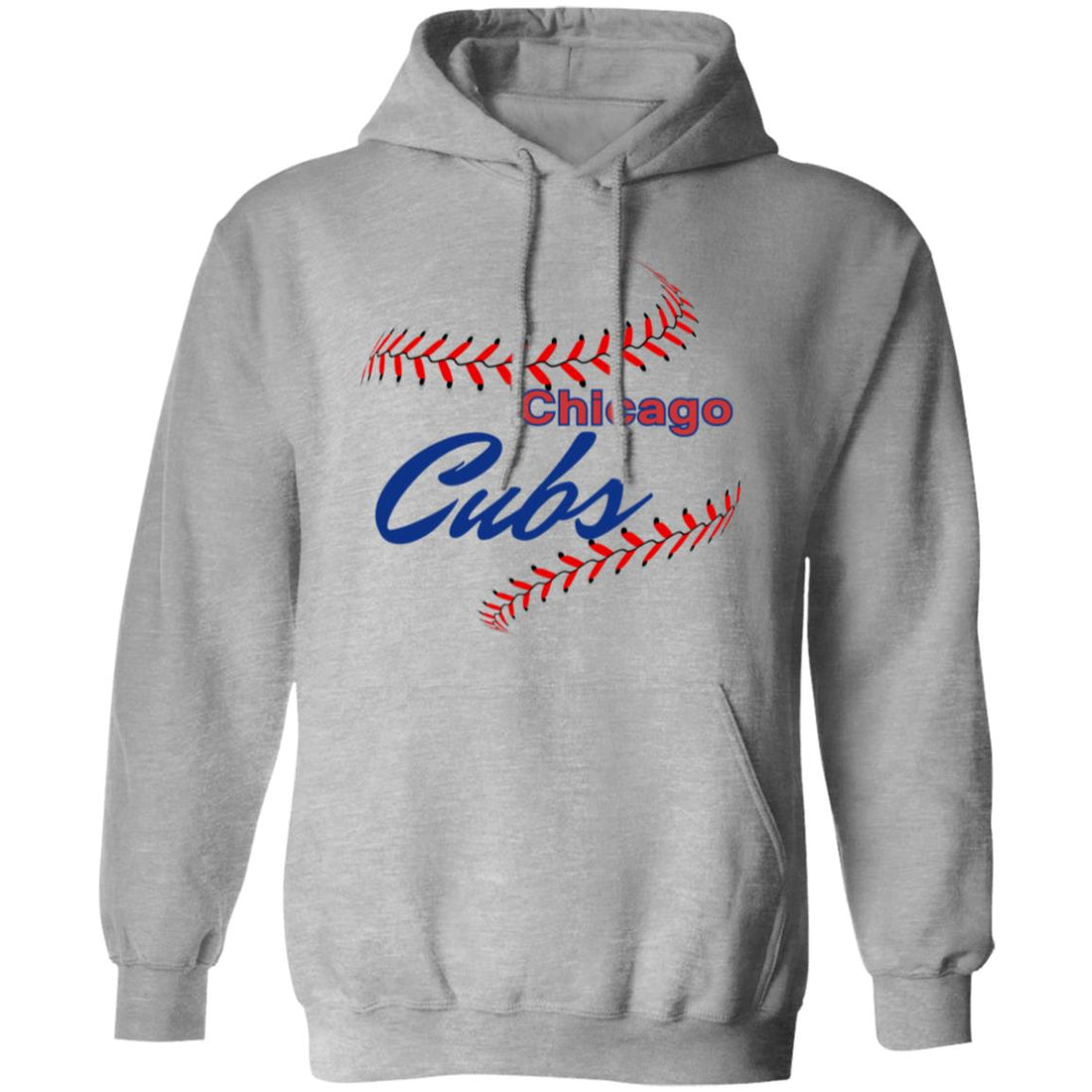 Cubs Stitches Hoodie - Sweatshirts - Positively Sassy - Cubs Stitches Hoodie