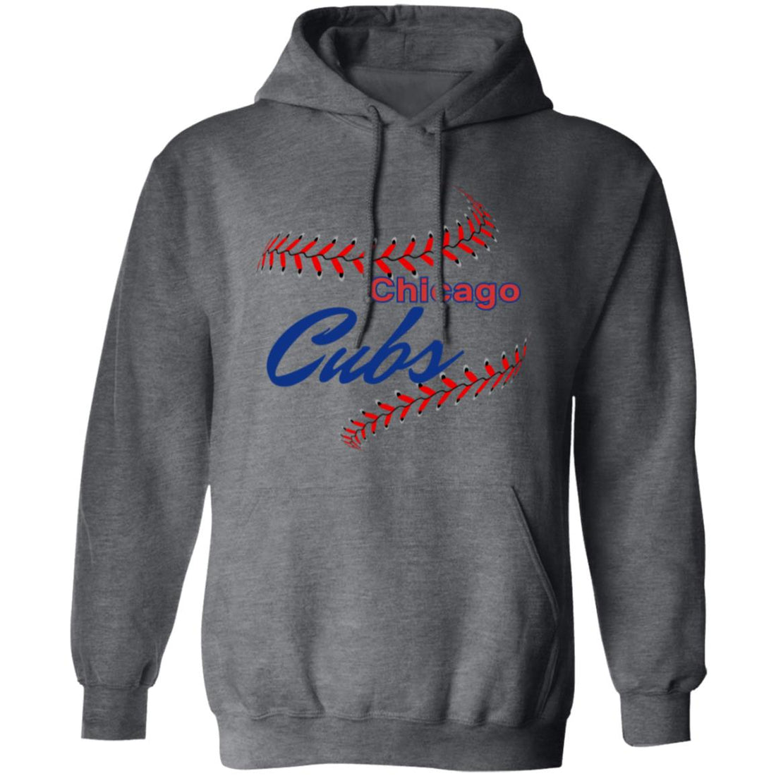 Cubs Stitches Hoodie - Sweatshirts - Positively Sassy - Cubs Stitches Hoodie