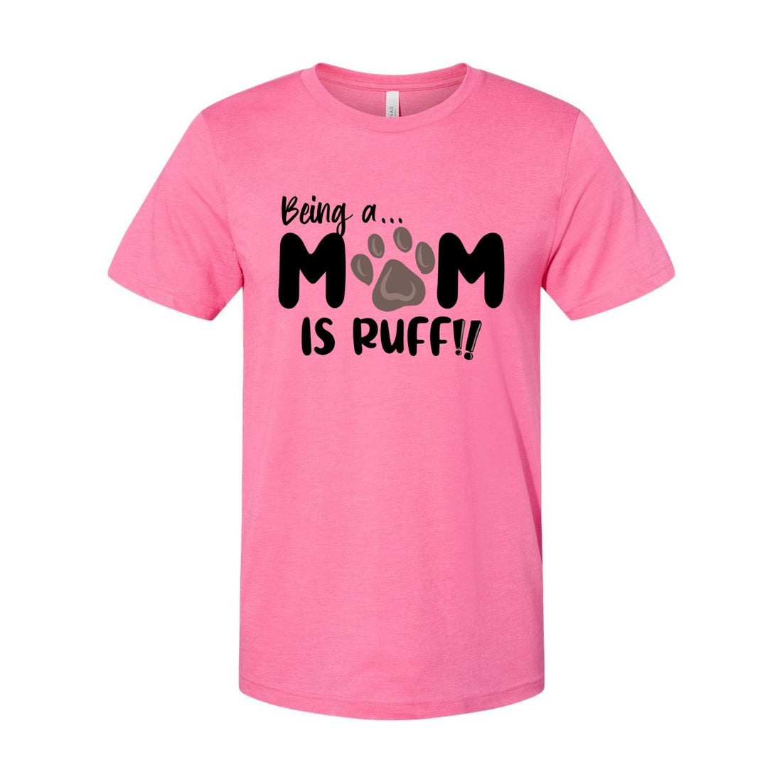 Dog Mom Short Sleeve Jersey Tee - T-Shirts - Positively Sassy - Dog Mom Short Sleeve Jersey Tee