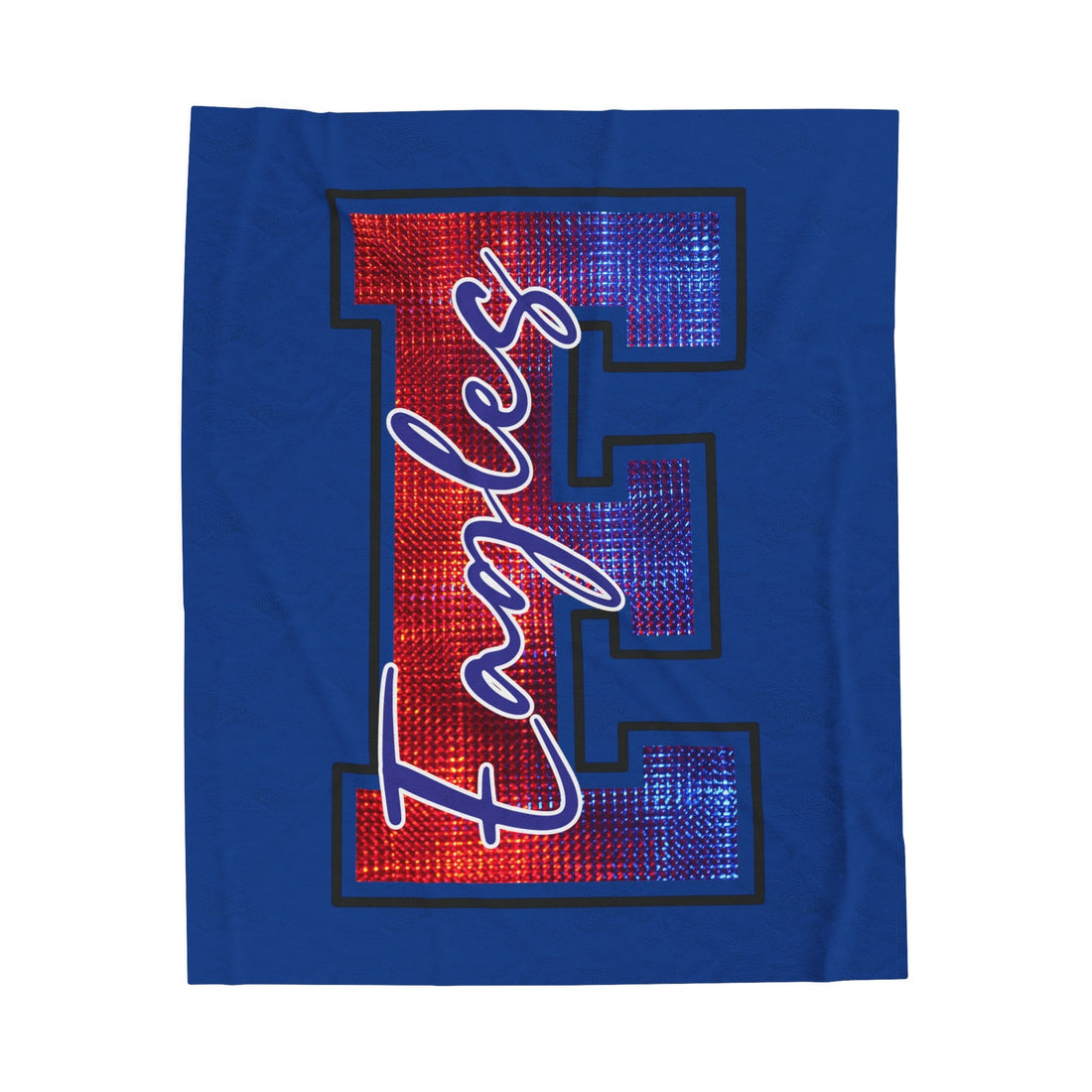 E Eagles Velveteen Plush Blanket - All Over Prints - Positively Sassy - E Eagles Velveteen Plush Blanket