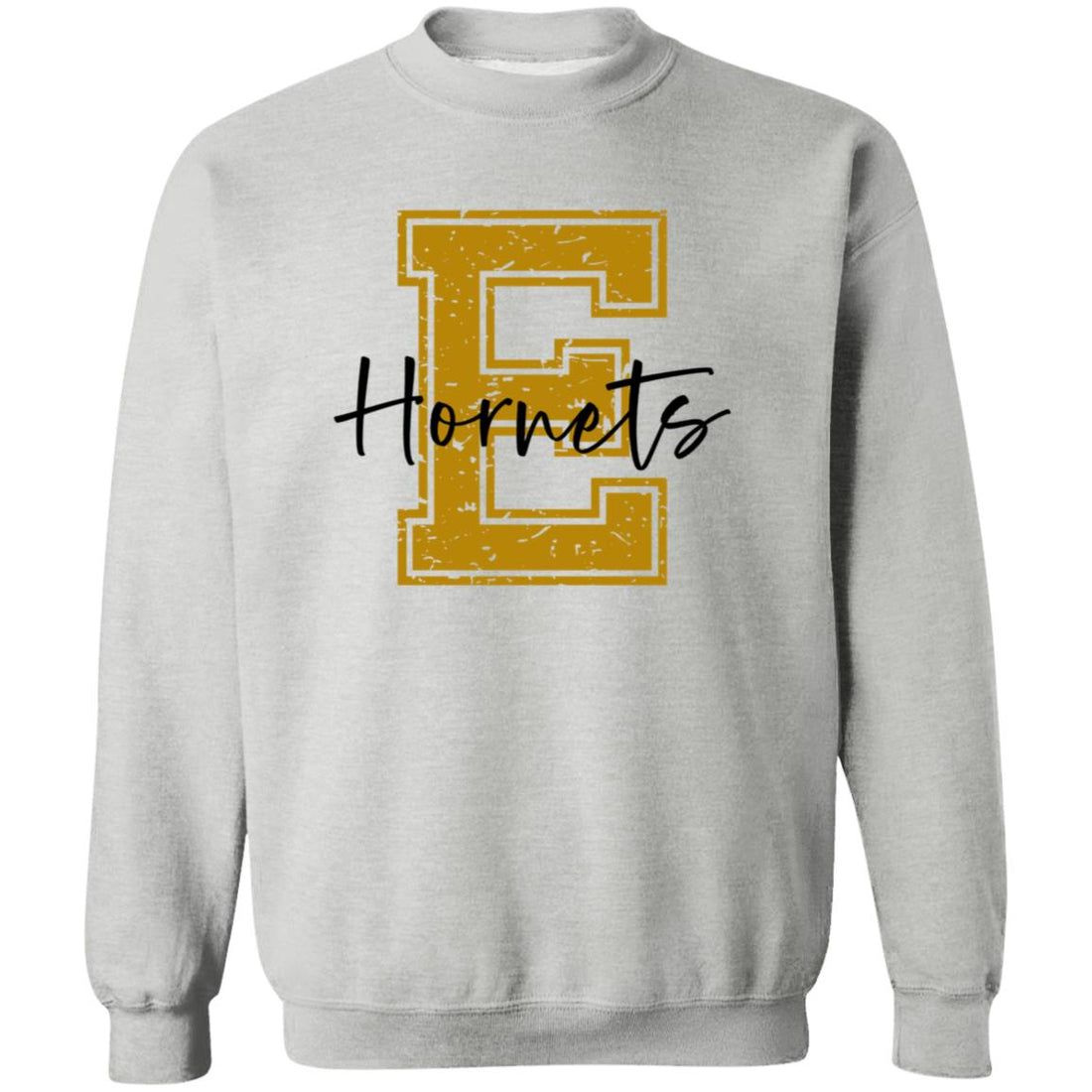 E Hornets Crewneck Pullover Sweatshirt - Sweatshirts - Positively Sassy - E Hornets Crewneck Pullover Sweatshirt