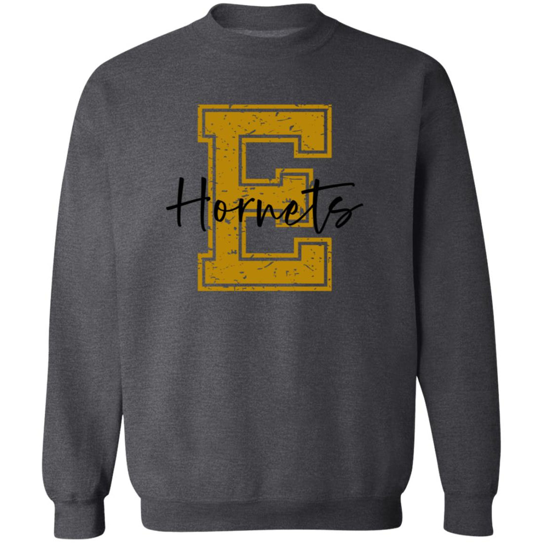 E Hornets Crewneck Pullover Sweatshirt - Sweatshirts - Positively Sassy - E Hornets Crewneck Pullover Sweatshirt