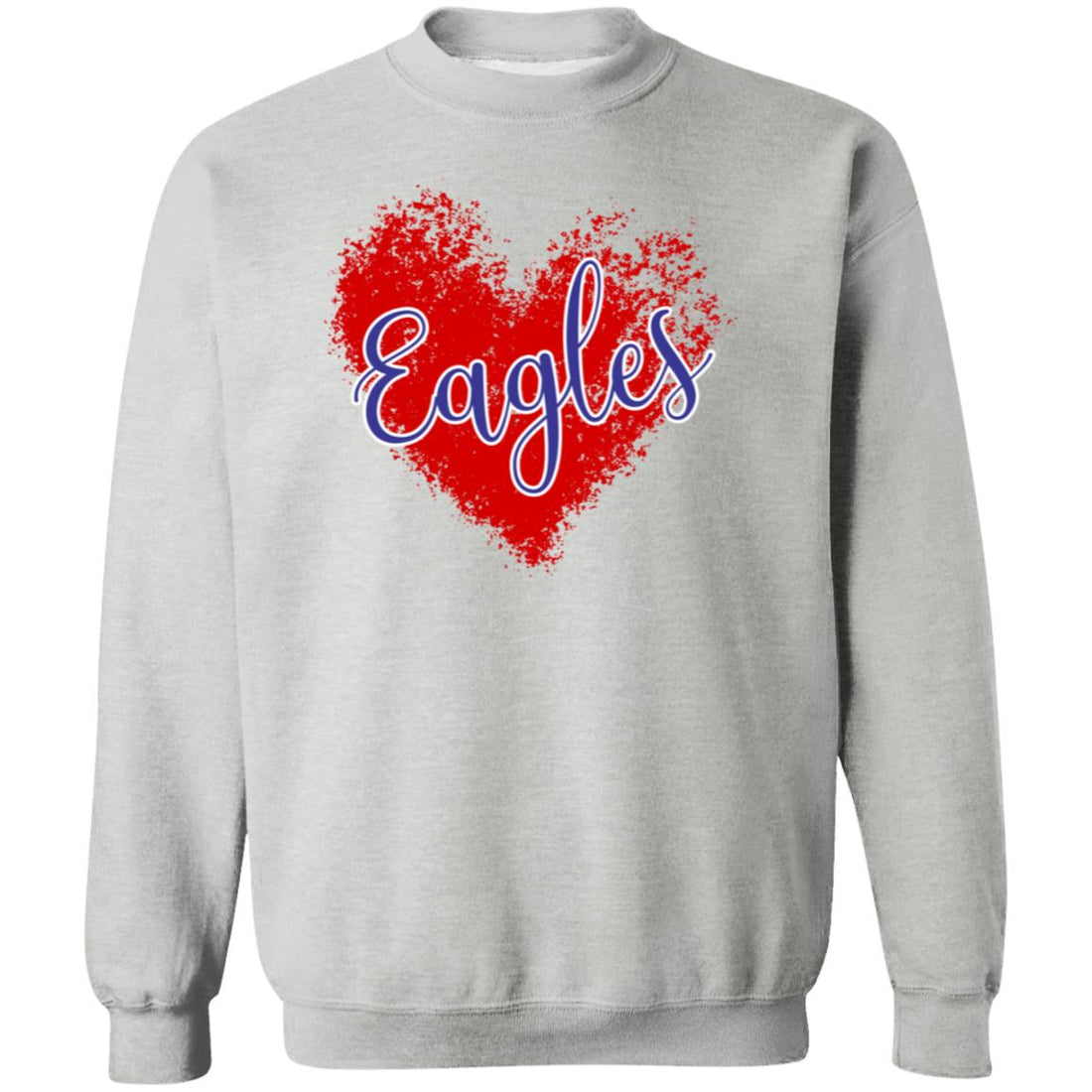 Eagle Love Crewneck Pullover Sweatshirt - Sweatshirts - Positively Sassy - Eagle Love Crewneck Pullover Sweatshirt