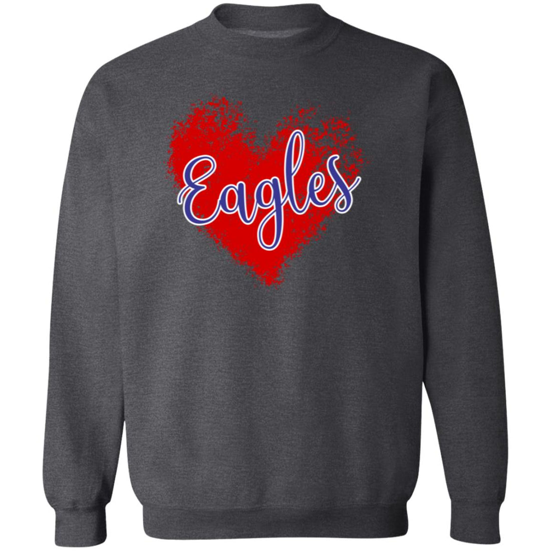Eagle Love Crewneck Pullover Sweatshirt - Sweatshirts - Positively Sassy - Eagle Love Crewneck Pullover Sweatshirt