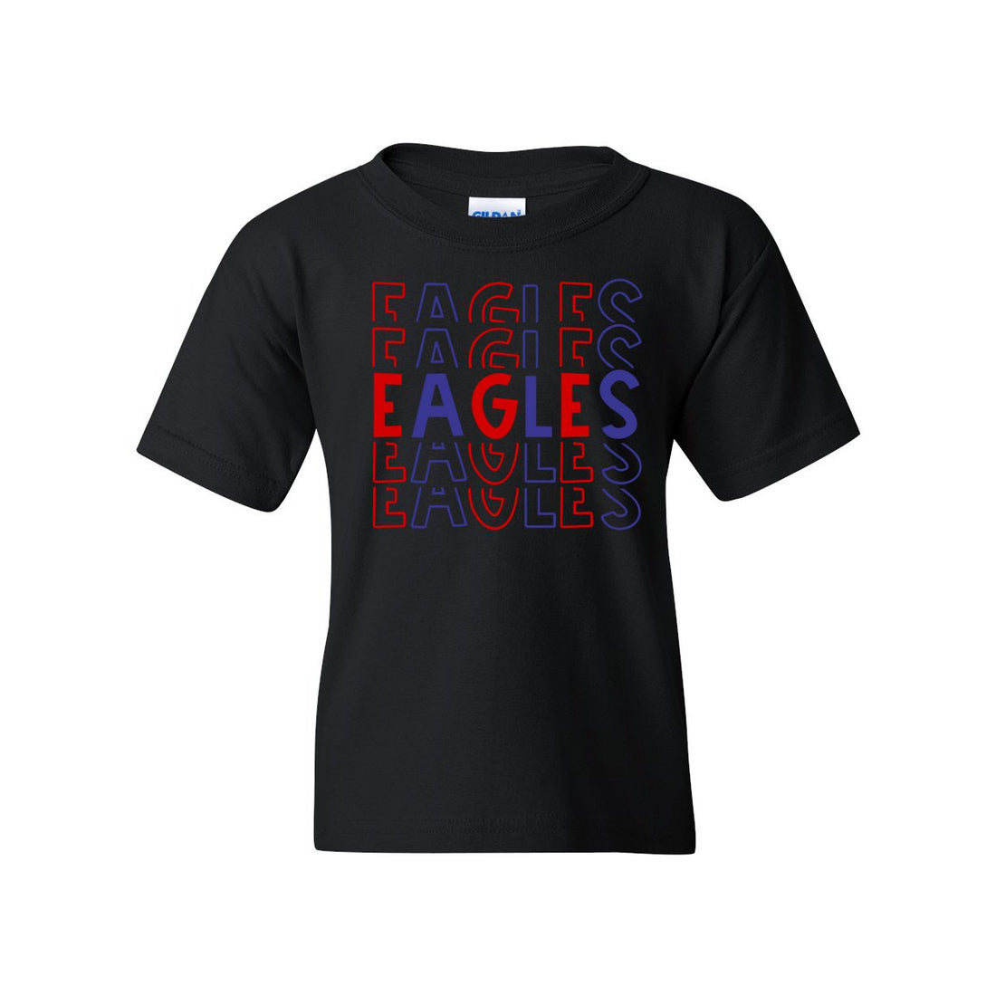 Eagles Repeat Heavy Cotton™ Youth T-Shirt - T-Shirts - Positively Sassy - Eagles Repeat Heavy Cotton™ Youth T-Shirt