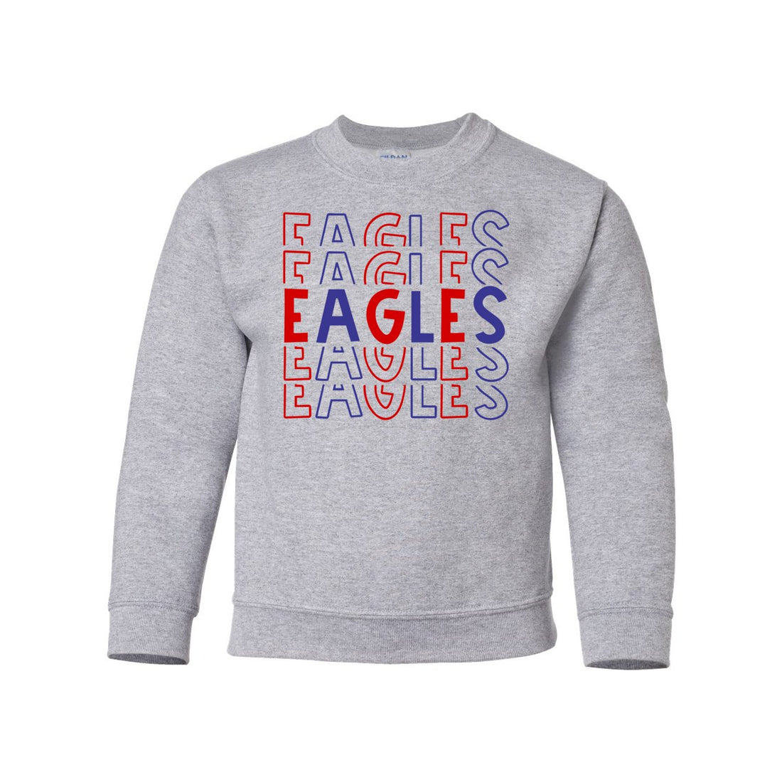 Eagles Repeat Youth Crewneck Sweatshirt - Kids/Babies - Positively Sassy - Eagles Repeat Youth Crewneck Sweatshirt