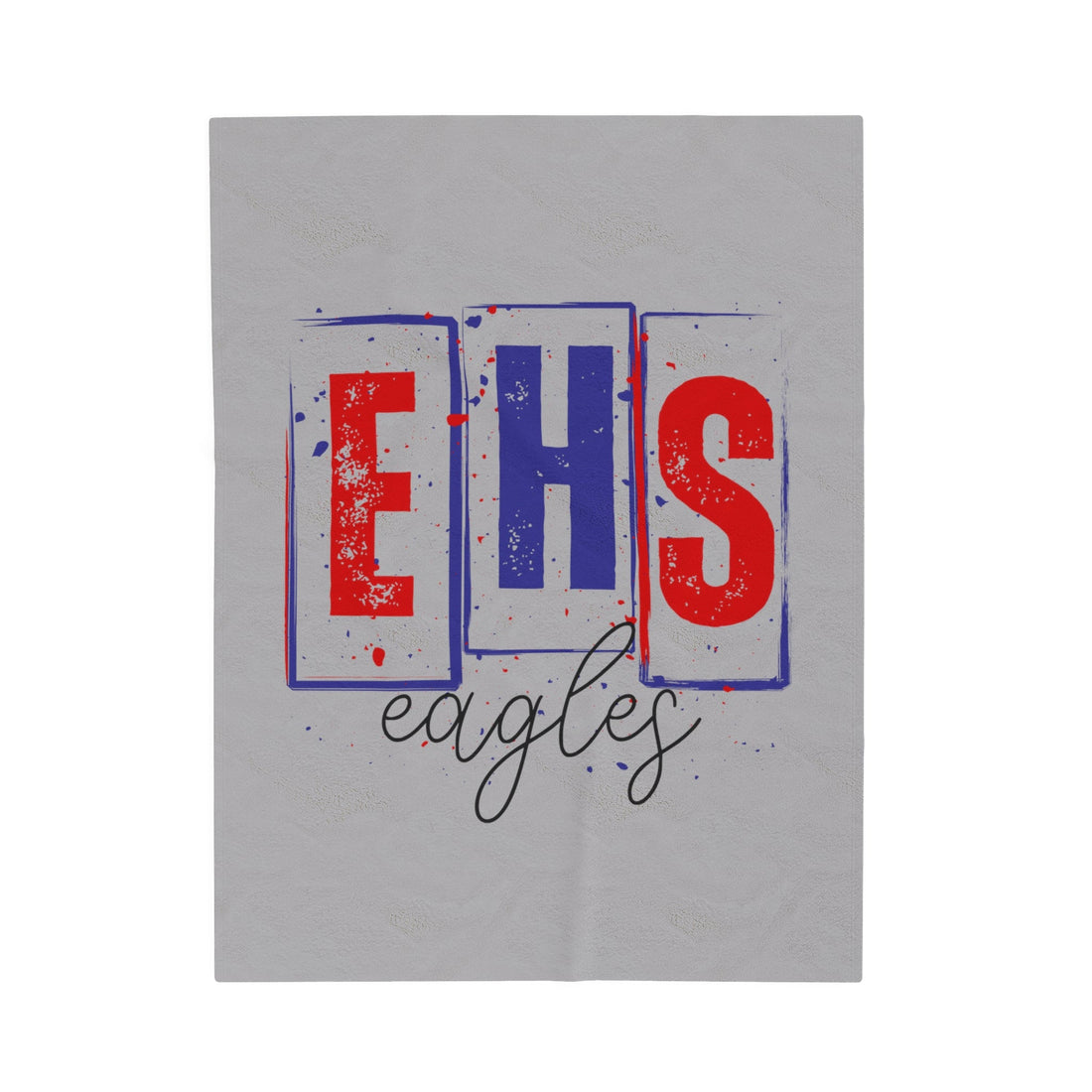 EHS Eagles Velveteen Plush Blanket - All Over Prints - Positively Sassy - EHS Eagles Velveteen Plush Blanket