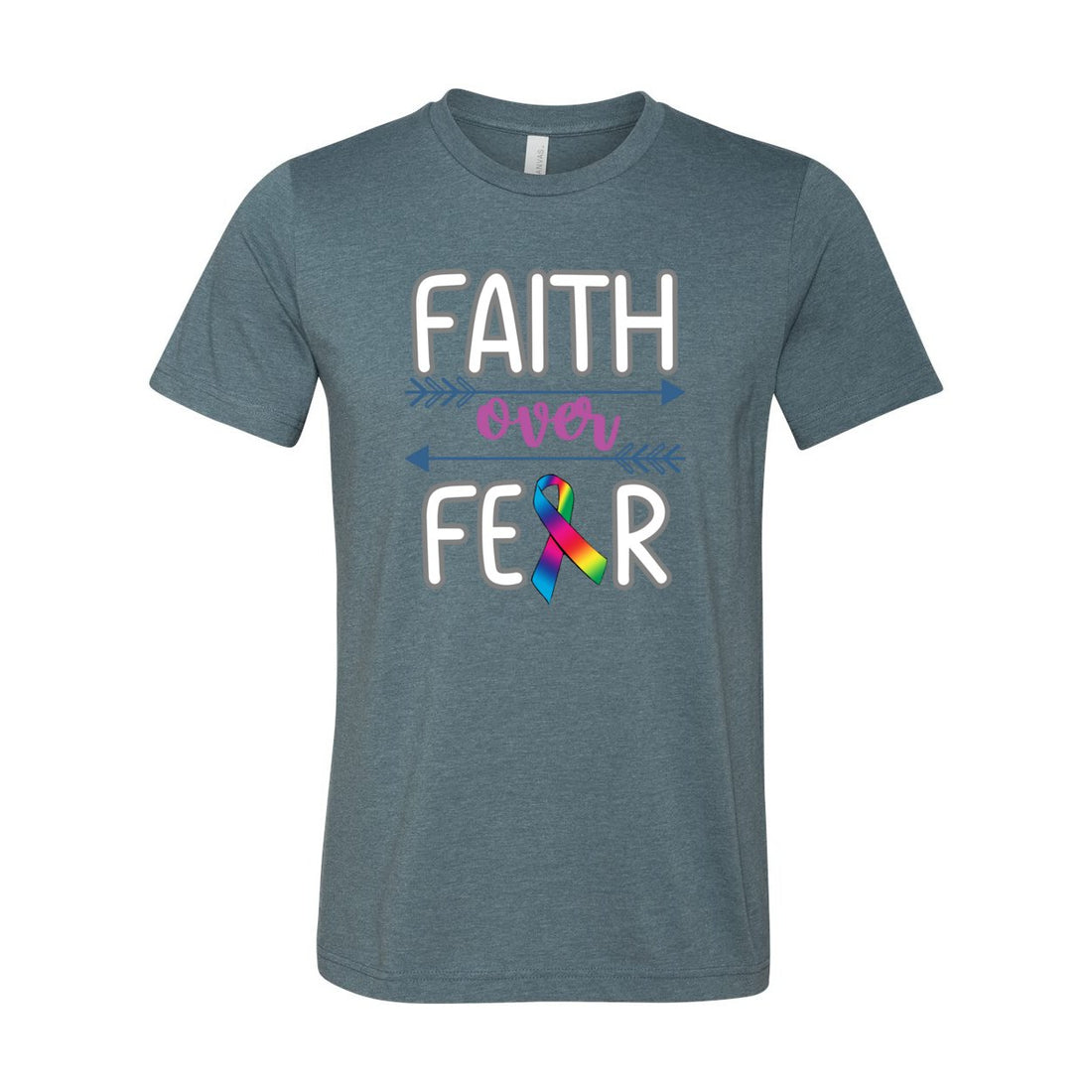 Faith Over Fear - T-Shirts - Positively Sassy - Faith Over Fear