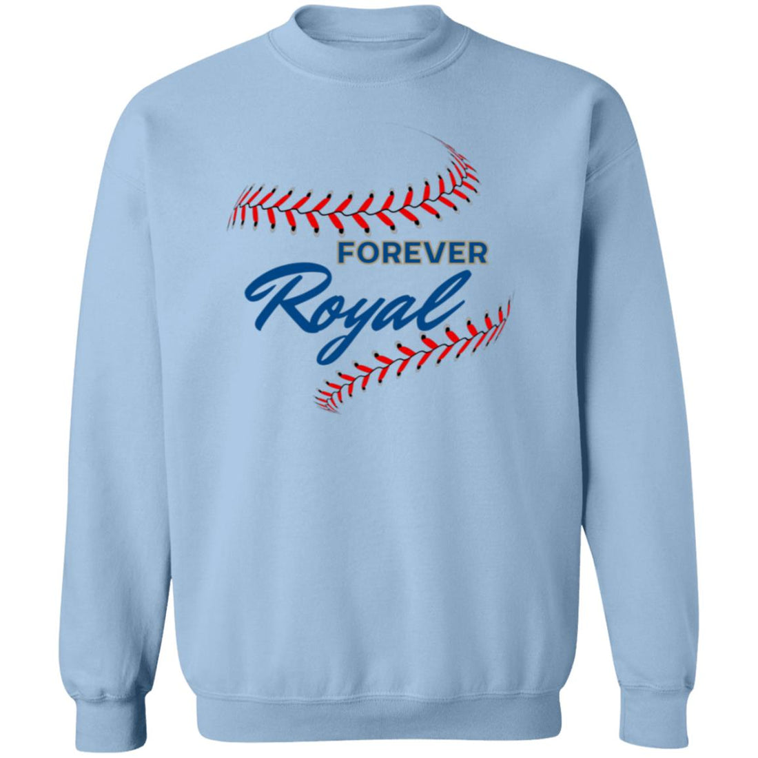 Forever Royal Pullover Sweatshirt - Sweatshirts - Positively Sassy - Forever Royal Pullover Sweatshirt