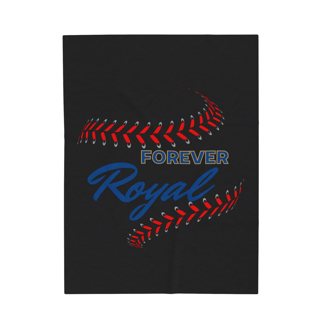 Forever Royal Velveteen Plush Blanket - All Over Prints - Positively Sassy - Forever Royal Velveteen Plush Blanket