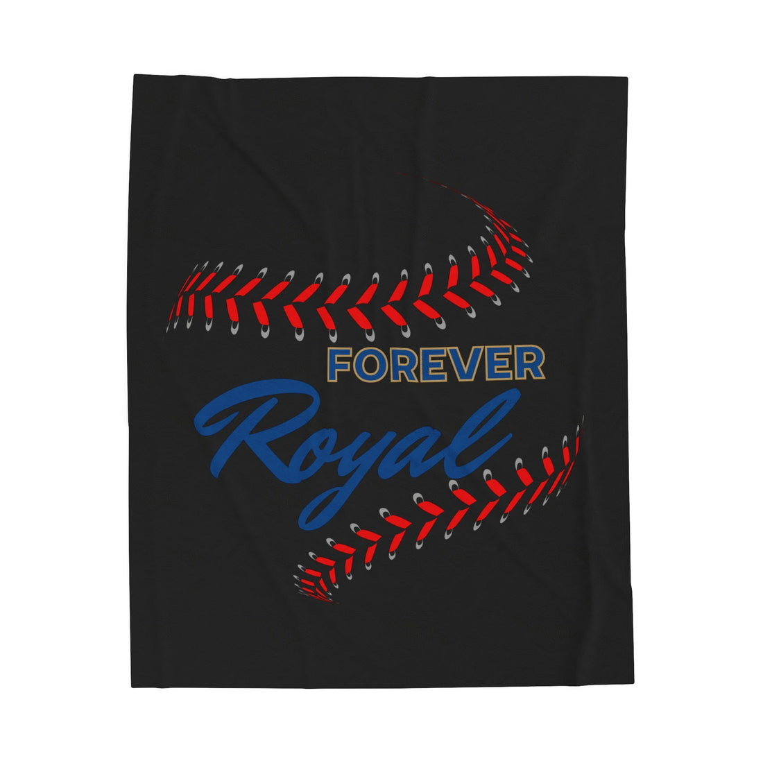 Forever Royal Velveteen Plush Blanket - All Over Prints - Positively Sassy - Forever Royal Velveteen Plush Blanket