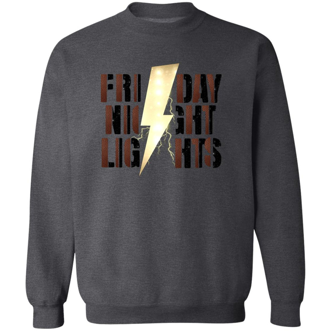 Friday Night Lights Lightening Strike Crewneck Pullover Sweatshirt - Sweatshirts - Positively Sassy - Friday Night Lights Lightening Strike Crewneck Pullover Sweatshirt