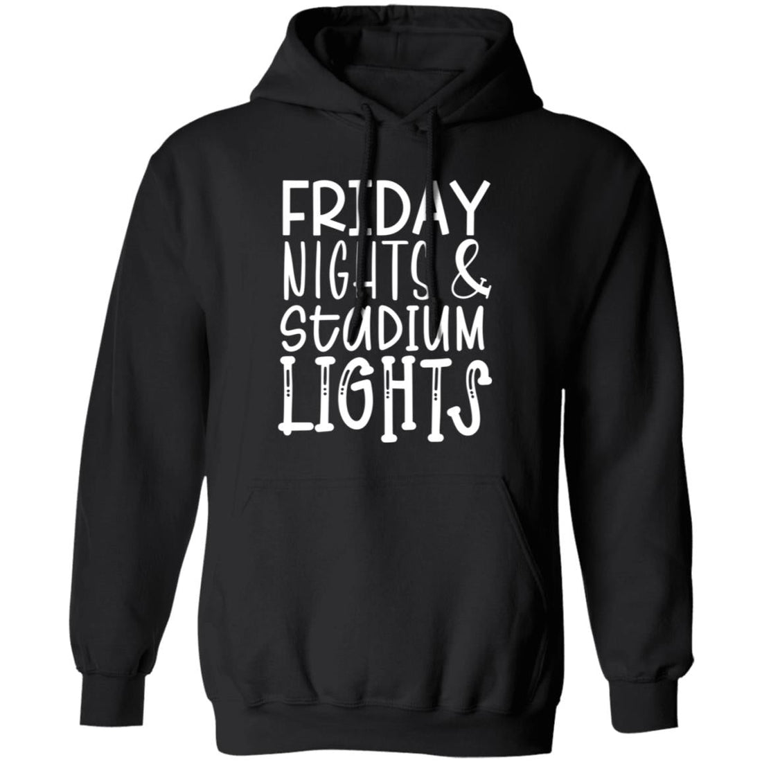Friday Nights Stadium Lights Pullover Hoodie - Sweatshirts - Positively Sassy - Friday Nights Stadium Lights Pullover Hoodie