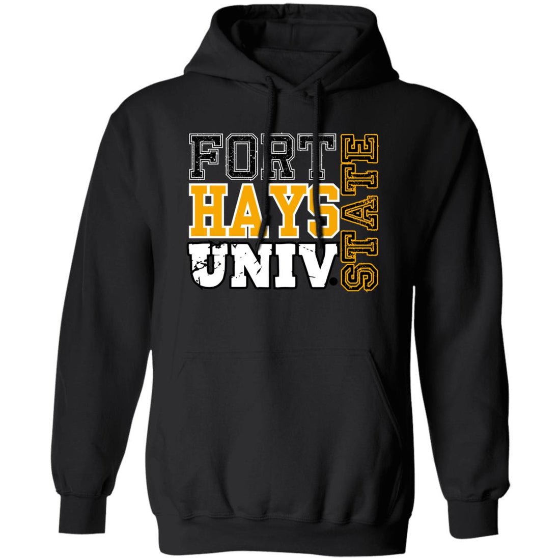 Ft Hays State Univ Pullover Hoodie - Sweatshirts - Positively Sassy - Ft Hays State Univ Pullover Hoodie