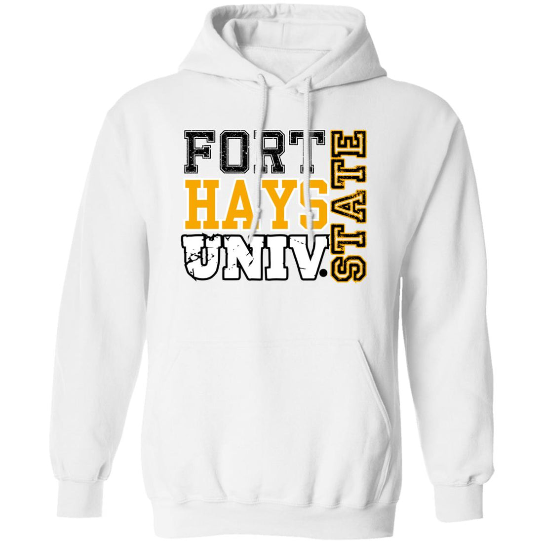 Ft Hays State Univ Pullover Hoodie - Sweatshirts - Positively Sassy - Ft Hays State Univ Pullover Hoodie