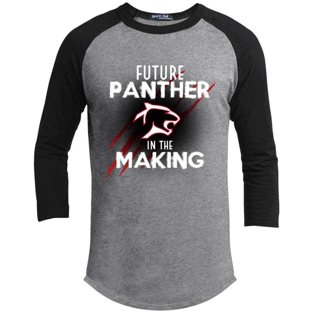 Future Panther YT200 Youth 3/4 Raglan Sleeve Shirt - T-Shirts - Positively Sassy - Future Panther YT200 Youth 3/4 Raglan Sleeve Shirt