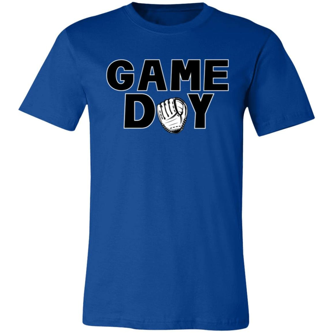 Game Day Baseball Mitt Short-Sleeve T-Shirt - T-Shirts - Positively Sassy - Game Day Baseball Mitt Short-Sleeve T-Shirt