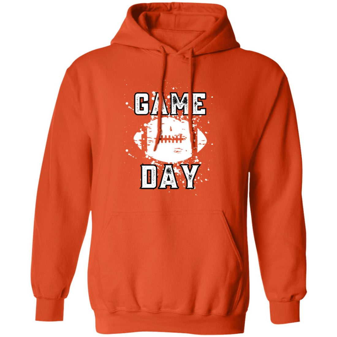 Game Day Football Distressed Pullover Hoodie - Sweatshirts - Positively Sassy - Game Day Football Distressed Pullover Hoodie
