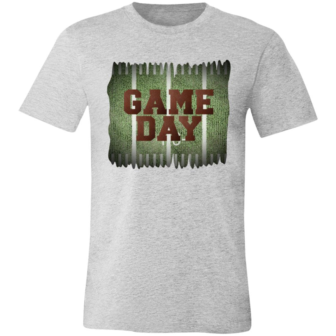 Game Day Football Field Short-Sleeve T-Shirt - T-Shirts - Positively Sassy - Game Day Football Field Short-Sleeve T-Shirt