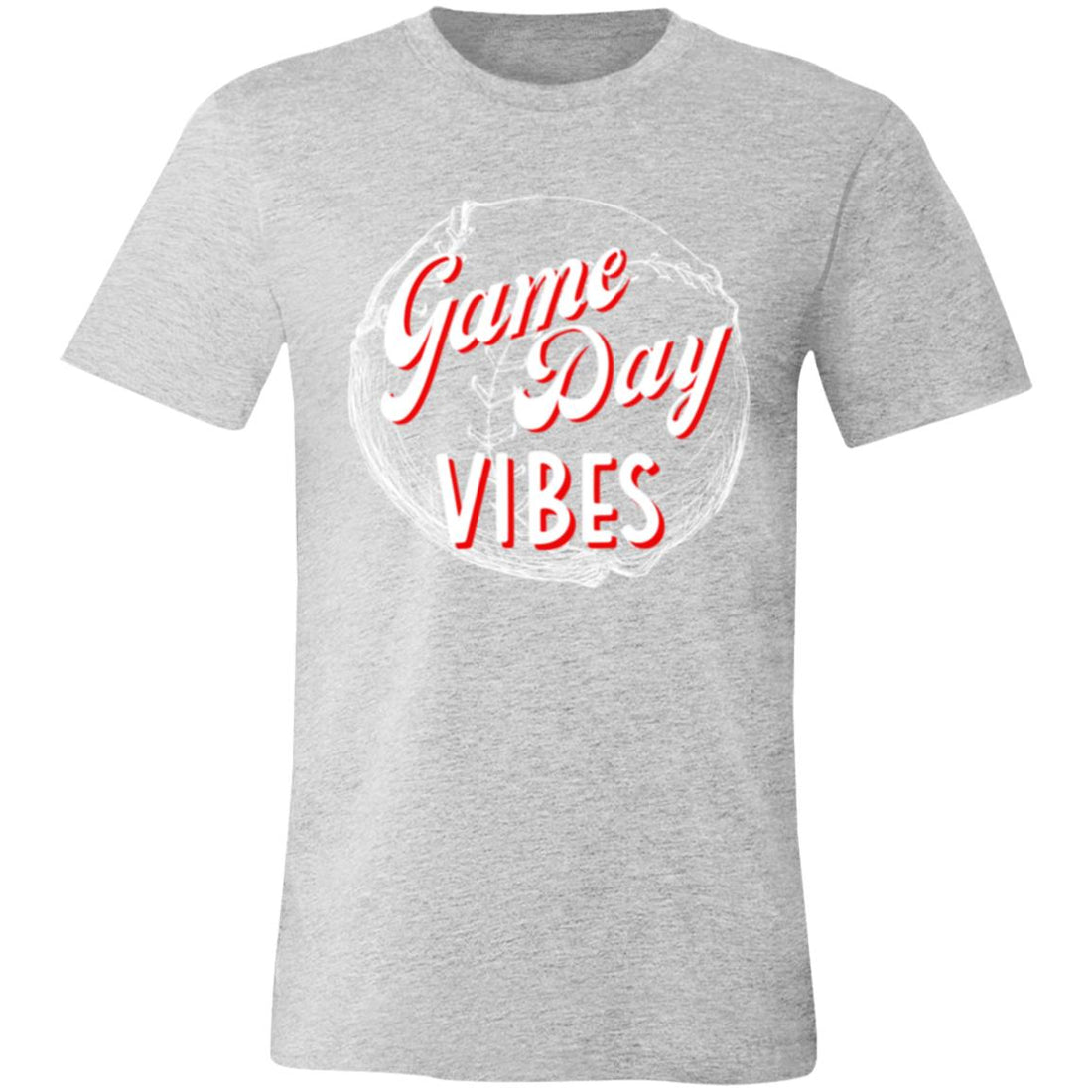 Game Day Vibes Baseball Short-Sleeve T-Shirt - T-Shirts - Positively Sassy - Game Day Vibes Baseball Short-Sleeve T-Shirt
