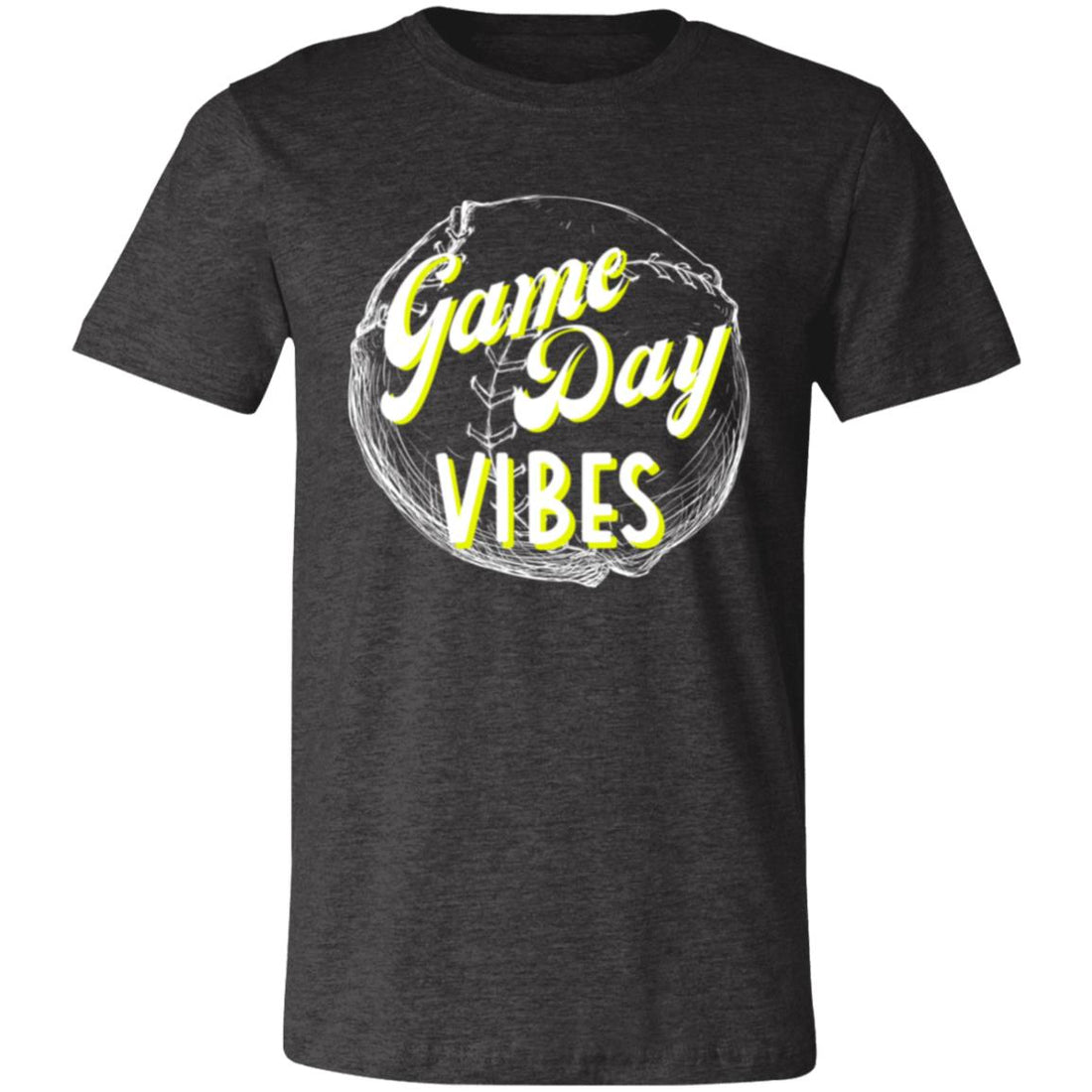 Game Day Vibes Softball Short-Sleeve T-Shirt - T-Shirts - Positively Sassy - Game Day Vibes Softball Short-Sleeve T-Shirt