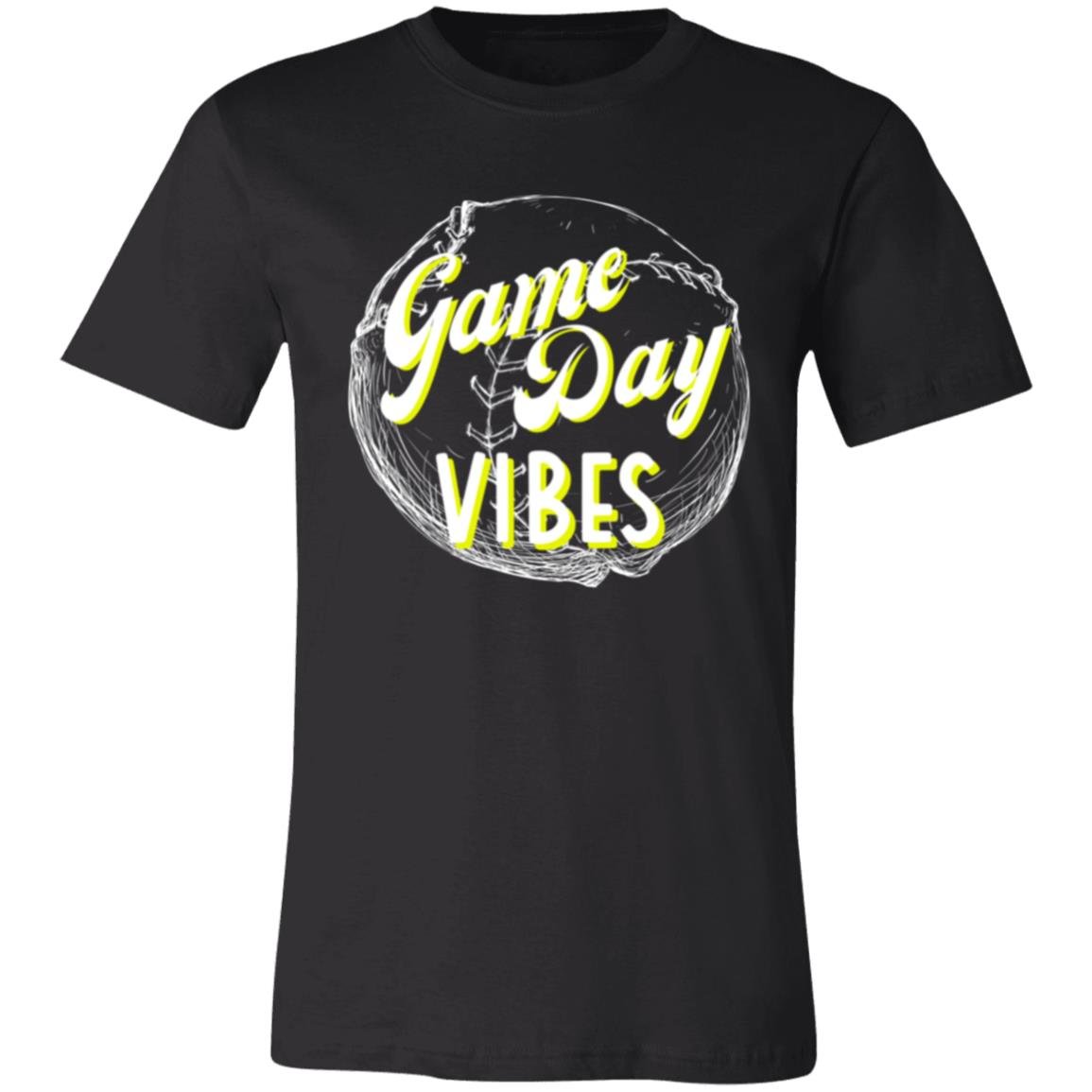 Game Day Vibes Softball Short-Sleeve T-Shirt - T-Shirts - Positively Sassy - Game Day Vibes Softball Short-Sleeve T-Shirt