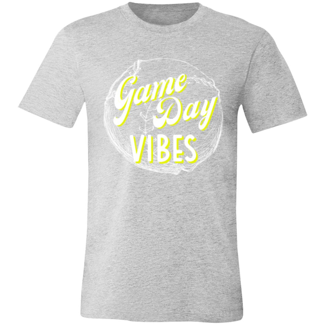 Game Day Vibes Softball Short-Sleeve T-Shirt - T-Shirts - Positively Sassy - Game Day Vibes Softball Short-Sleeve T-Shirt