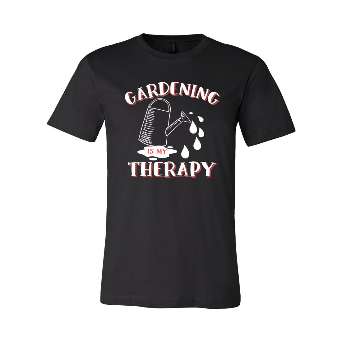 Gardening Therapy Short Sleeve Jersey Tee - T-Shirts - Positively Sassy - Gardening Therapy Short Sleeve Jersey Tee