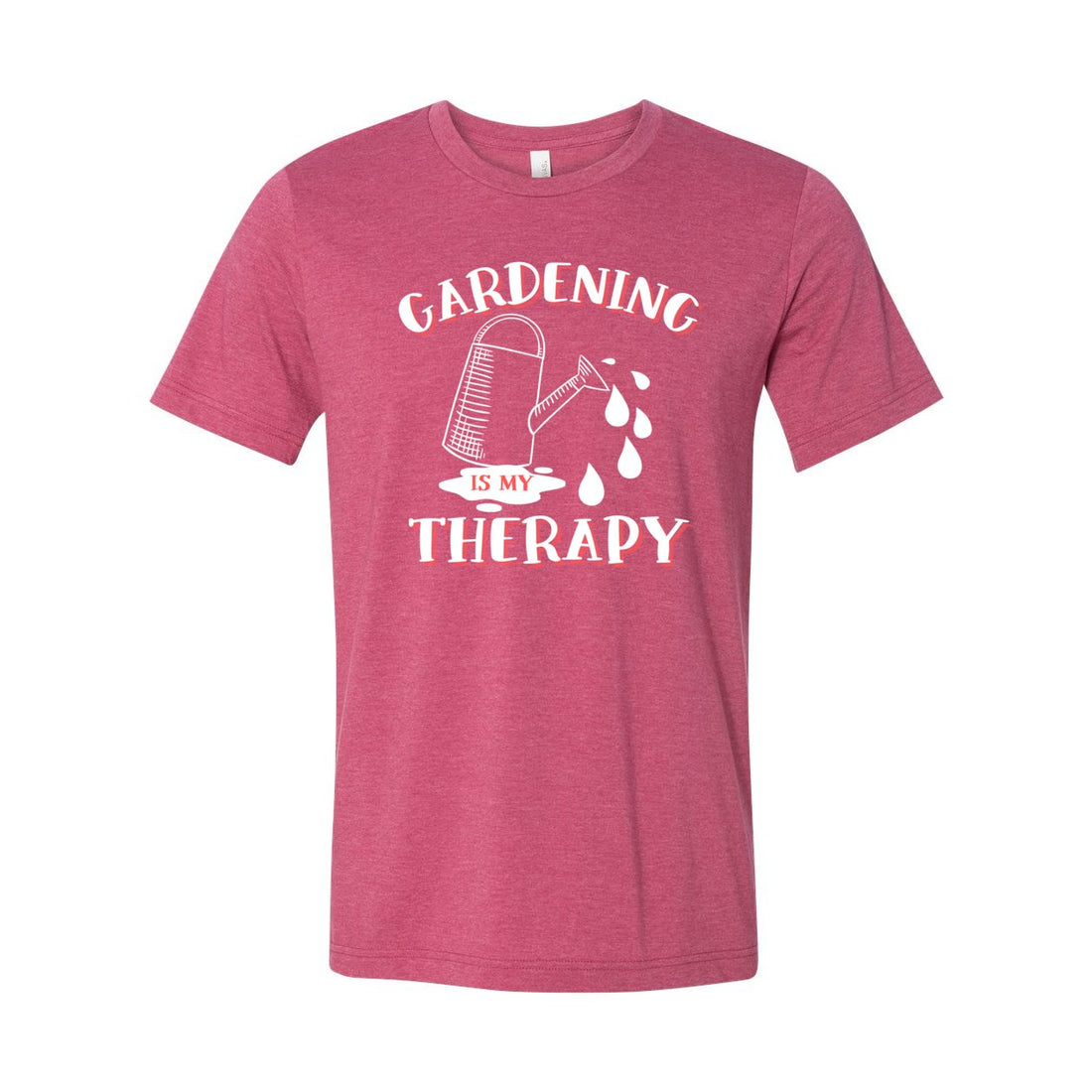 Gardening Therapy Short Sleeve Jersey Tee - T-Shirts - Positively Sassy - Gardening Therapy Short Sleeve Jersey Tee