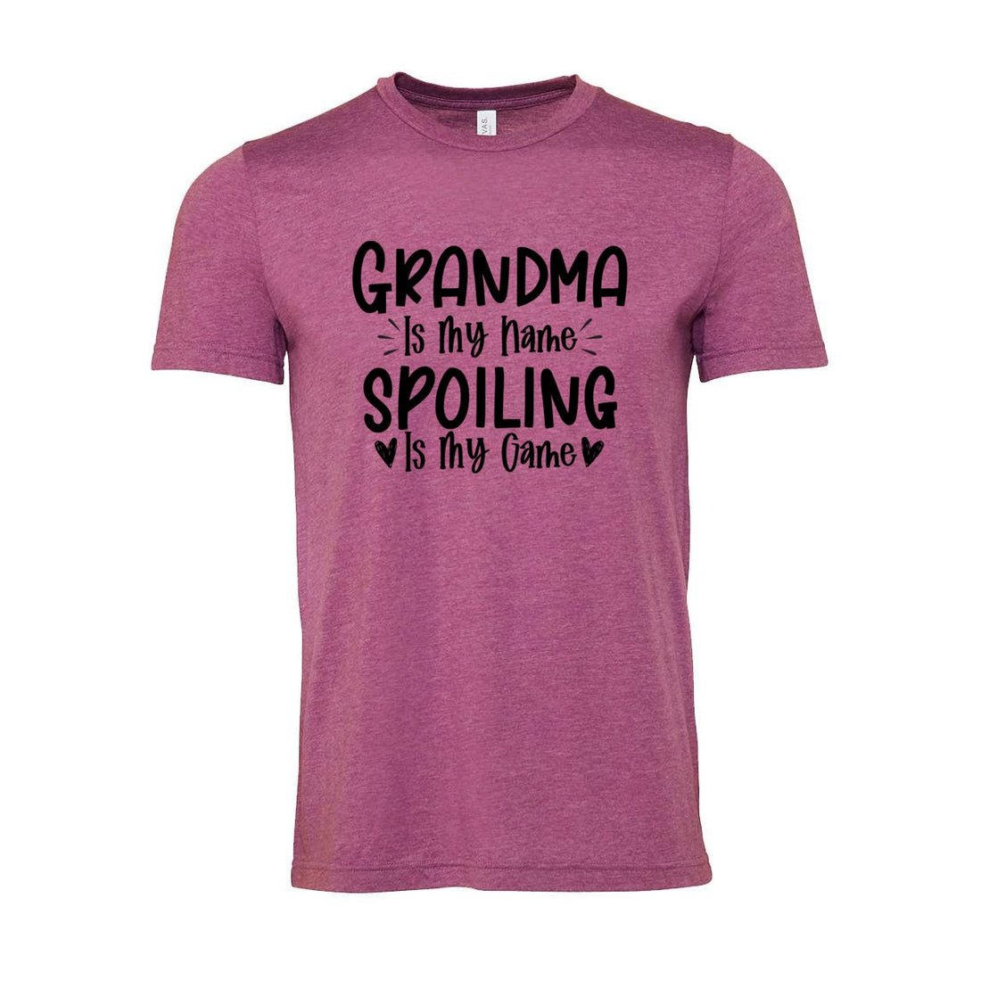 Grandma Spoils Short Sleeve Jersey Tee - T-Shirts - Positively Sassy - Grandma Spoils Short Sleeve Jersey Tee