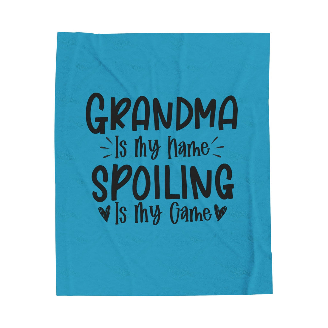Grandma Spoils Velveteen Plush Blanket - All Over Prints - Positively Sassy - Grandma Spoils Velveteen Plush Blanket