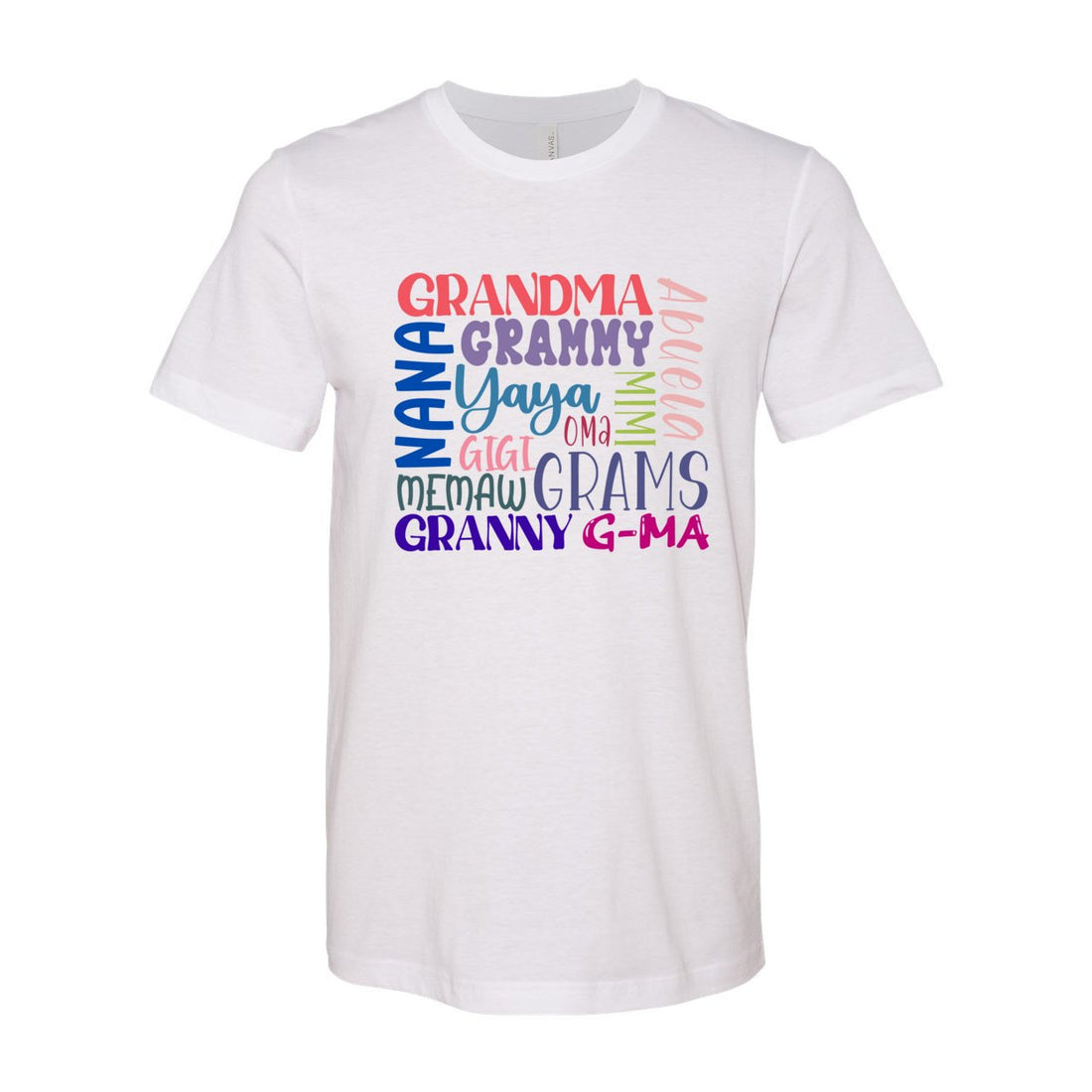 Grandma World Short Sleeve Jersey Tee - T-Shirts - Positively Sassy - Grandma World Short Sleeve Jersey Tee