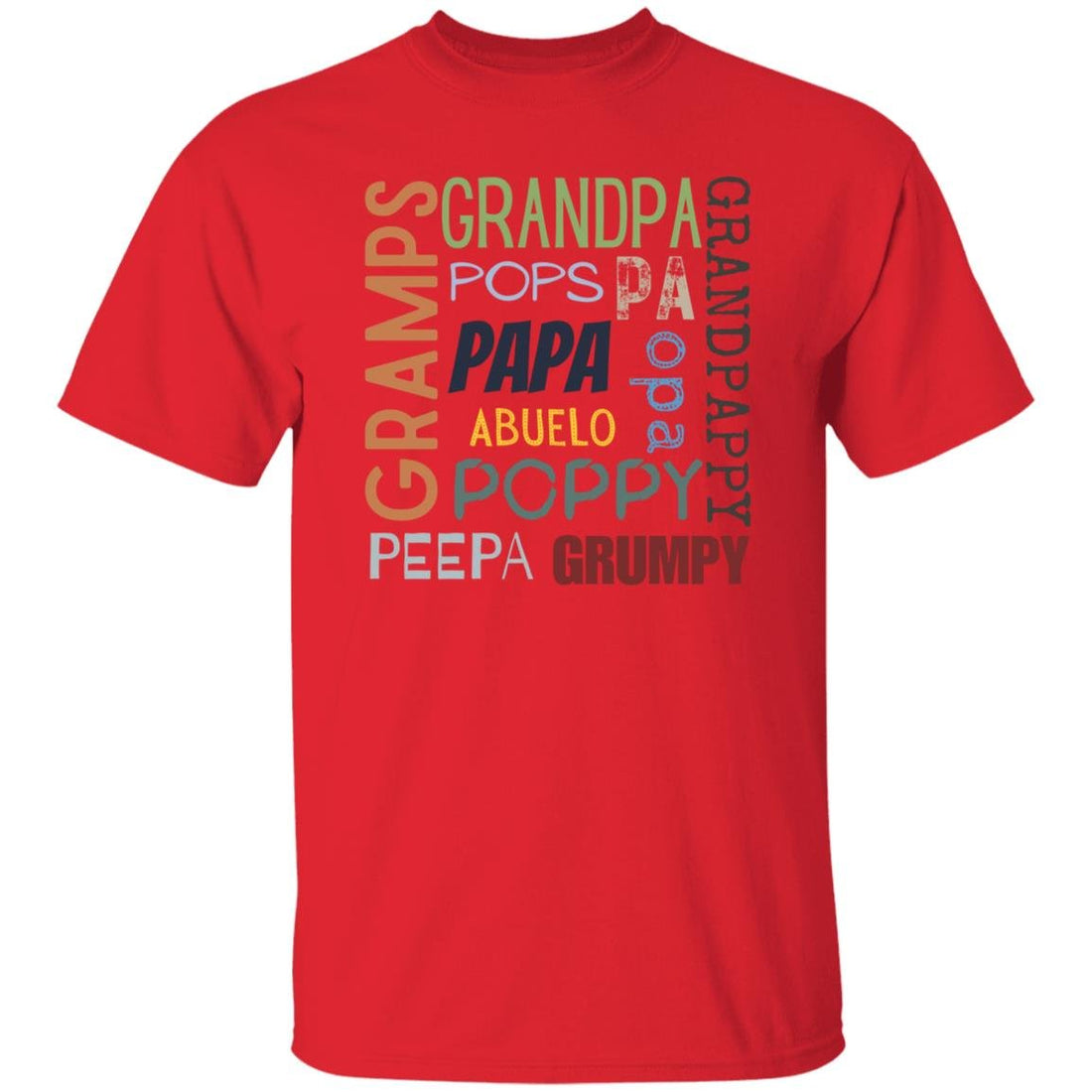 Grandpa Names T-Shirt - T-Shirts - Positively Sassy - Grandpa Names T-Shirt