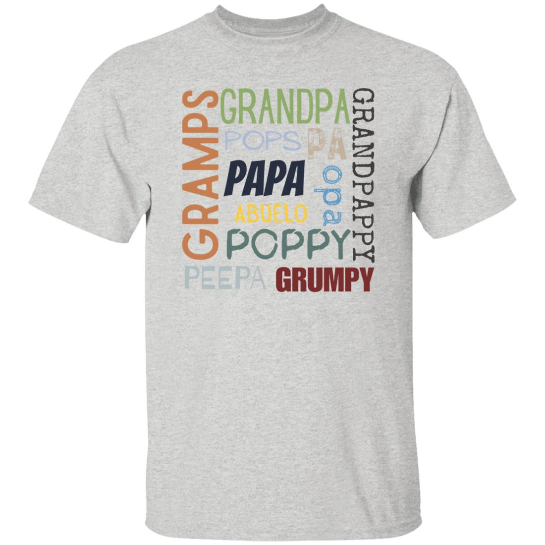 Grandpa Names T-Shirt - T-Shirts - Positively Sassy - Grandpa Names T-Shirt