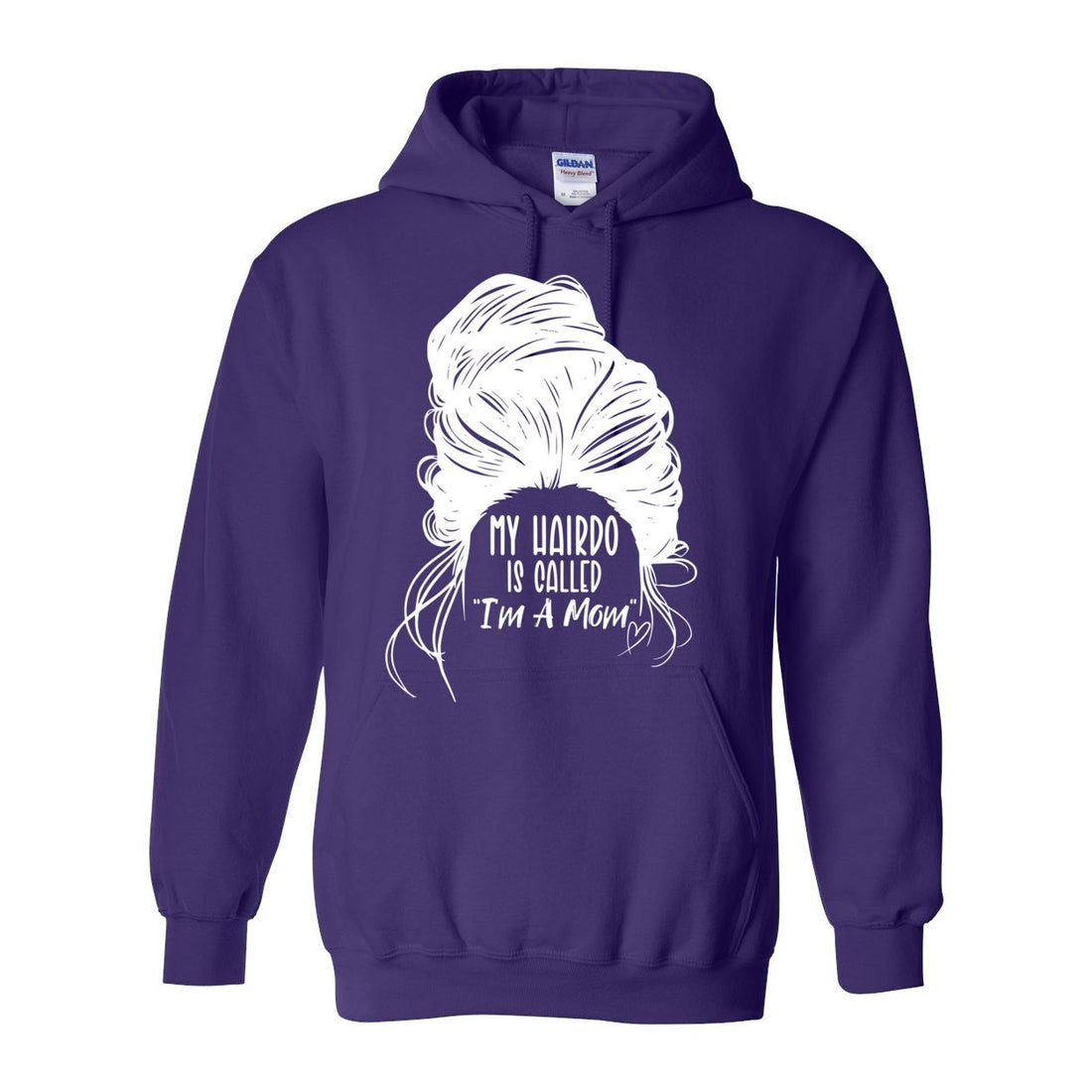 Hairdoo Mom Hooded Sweatshirt - Sweaters/Hoodies - Positively Sassy - Hairdoo Mom Hooded Sweatshirt