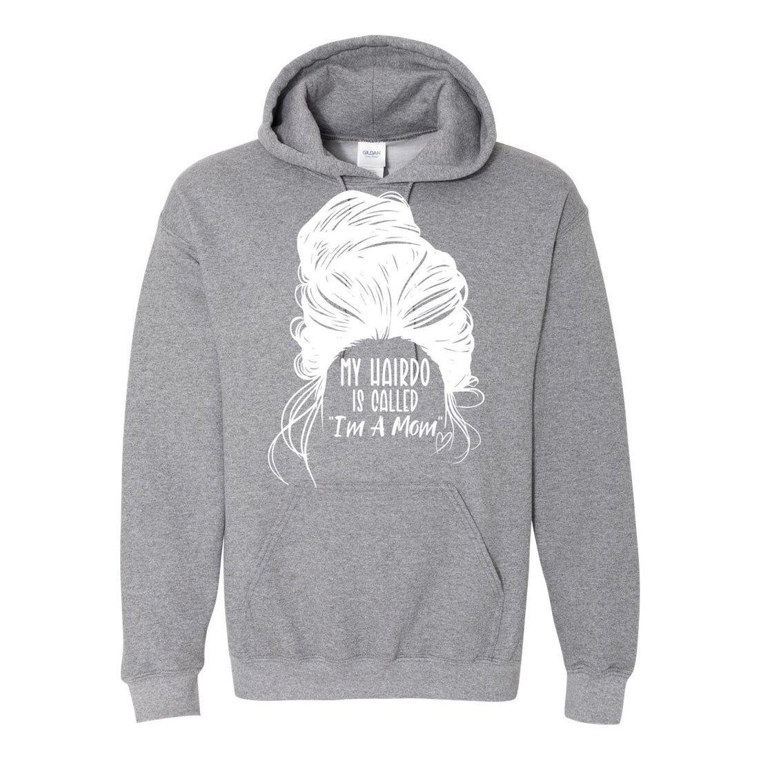 Hairdoo Mom Hooded Sweatshirt - Sweaters/Hoodies - Positively Sassy - Hairdoo Mom Hooded Sweatshirt