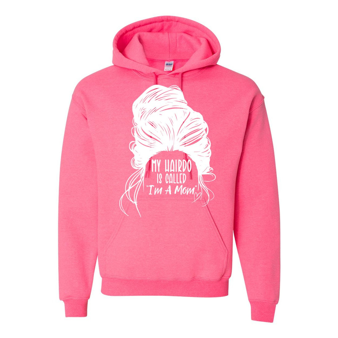 Hairdoo Mom Hooded Sweatshirt - Sweaters/Hoodies - Positively Sassy - Hairdoo Mom Hooded Sweatshirt